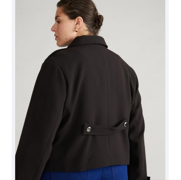 Universal Standar Plus Size Rivington Black Classic Jacket Size 18-20 - Picture 3 of 10